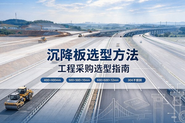 泸水沉降板选择方法
