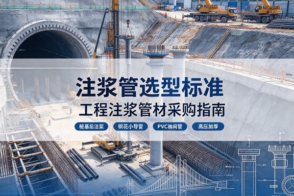 泸水注浆管选型标准